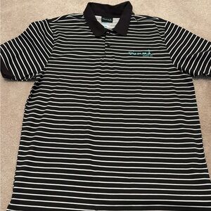 Diamond Supply Co. Men’s Large Black & White Striped Polo NWOT